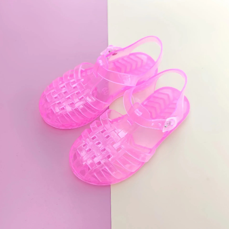 Sandálias transparentes com fi - Kids Outdoor Outfit avaliação e preço
