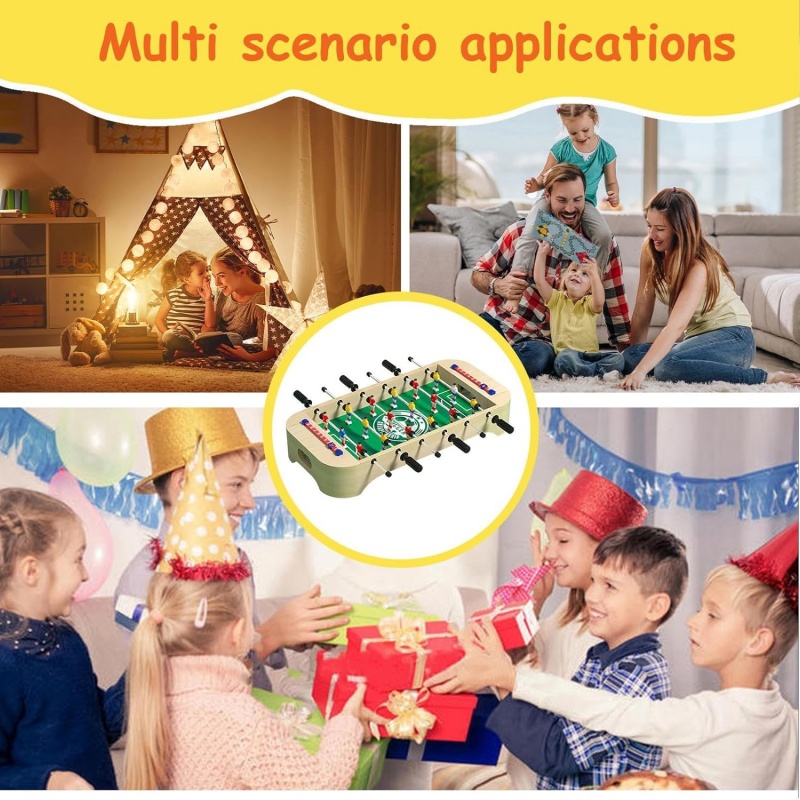 Mini jogo de futebol de mesa d - Kids Outdoor Wooden Table avaliação e preço