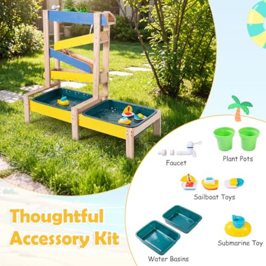 Conjunto de atividades ao ar l - Kids Outdoor Wooden Table avaliação e preço