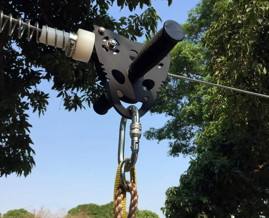 Kit de Tirolesa Aprimorado de  - Kids Outdoor Zipline avaliação e preço