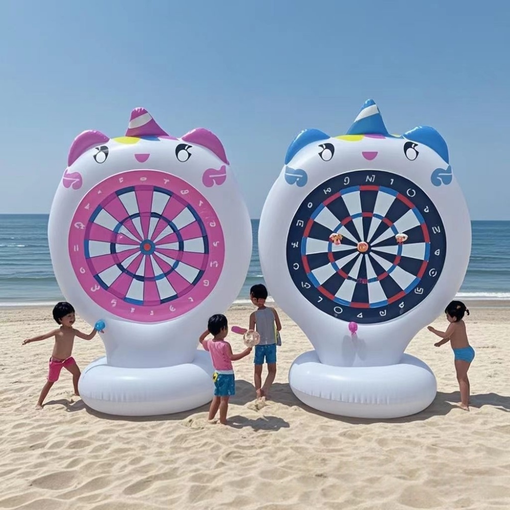Unicórnio inflável jogando jog - Kids Outdoor Easter Toys avaliação e preço