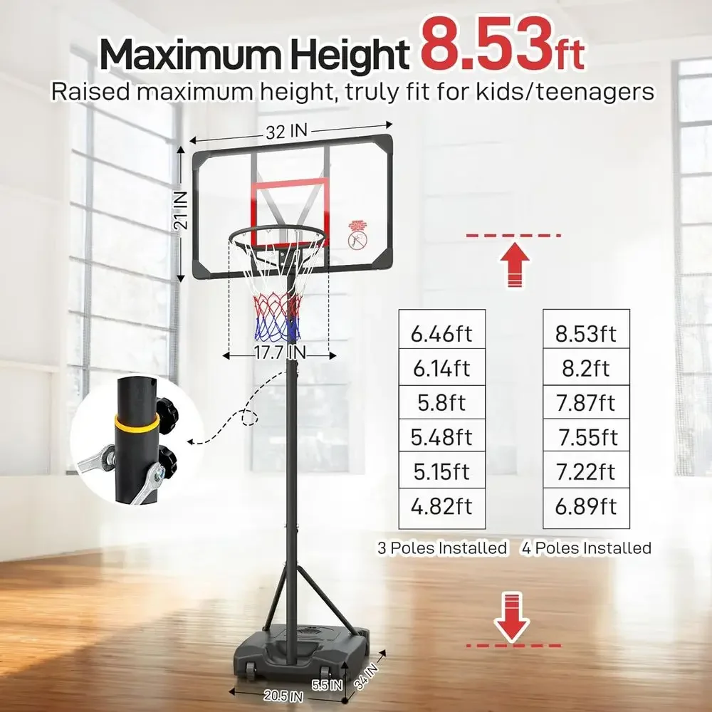 Aro de Basquete Portátil com A - Play Kids Outdoor avaliação e preço