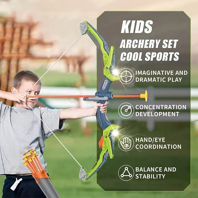 Conjuntos de arcos e flecha co - Kids Outdoor Archery Set avaliação e preço
