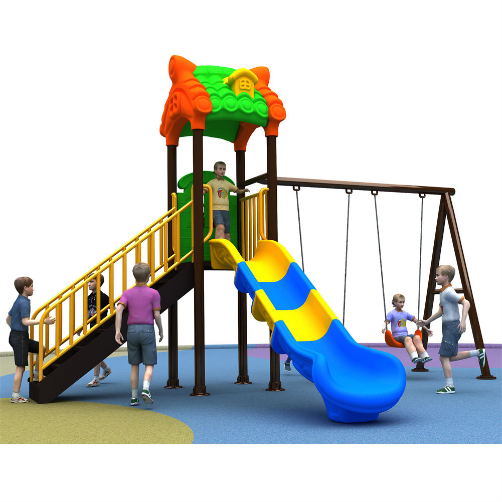 Venda quente crianças ao ar li - Kids Outdoor Swing And Slide avaliação e preço