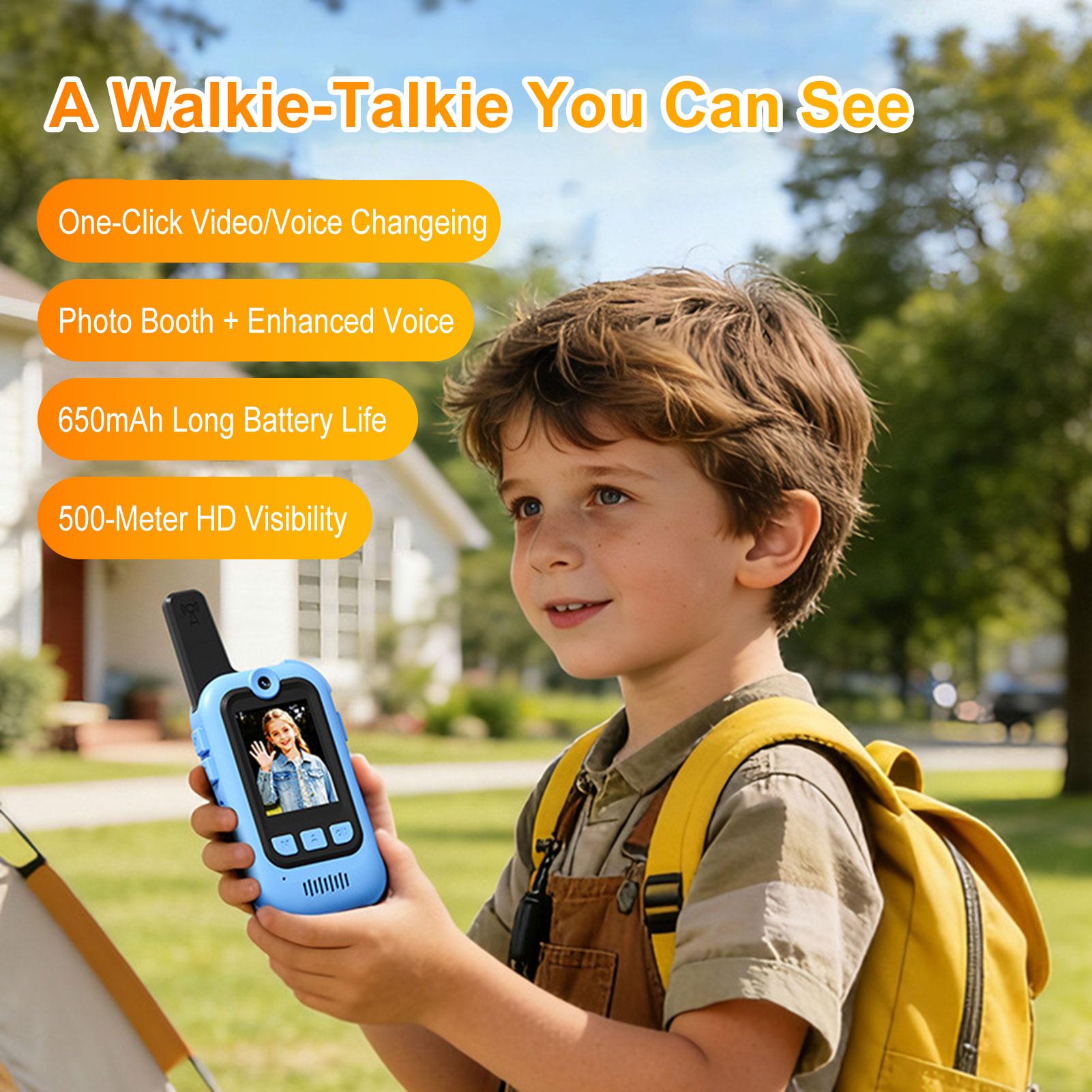 Crianças walkie talkies trocad - Kids Outdoor Voices avaliação e preço