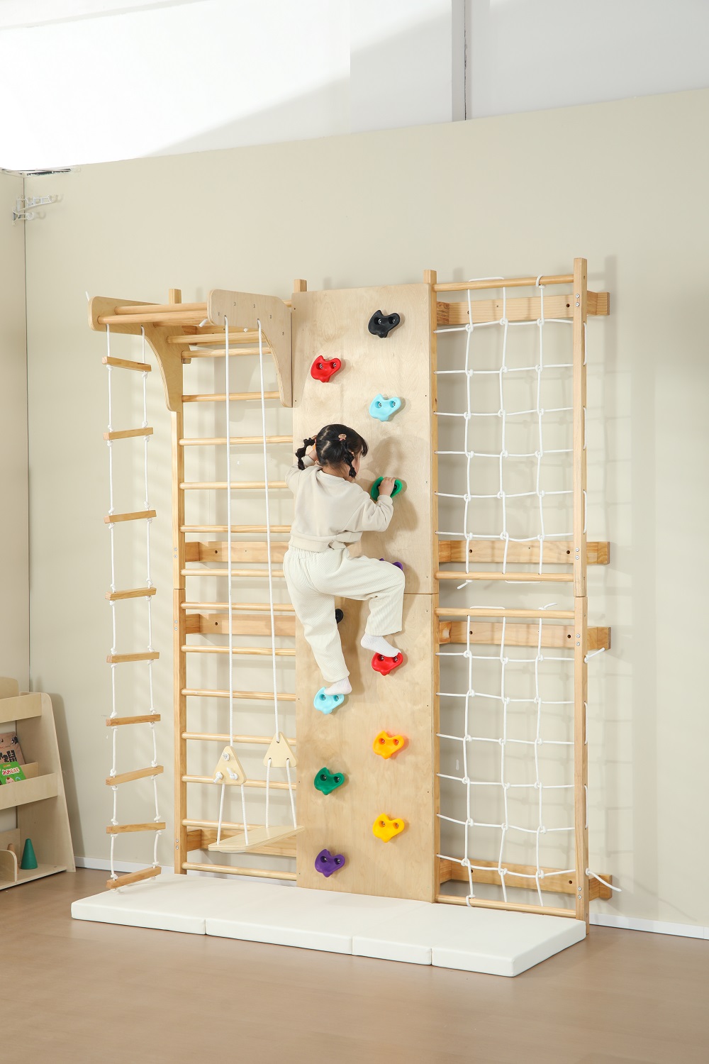 Em Estoque: Escada Sueca de Ma - Kids Outdoor Climbing Frame avaliação e preço