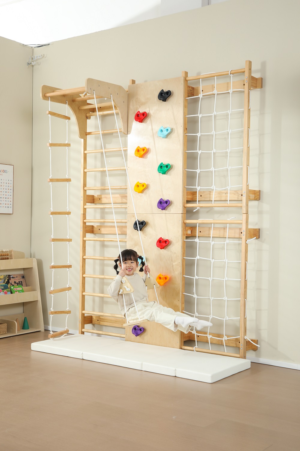 Em Estoque: Escada Sueca de Ma - Kids Outdoor Climbing Frame avaliação e preço