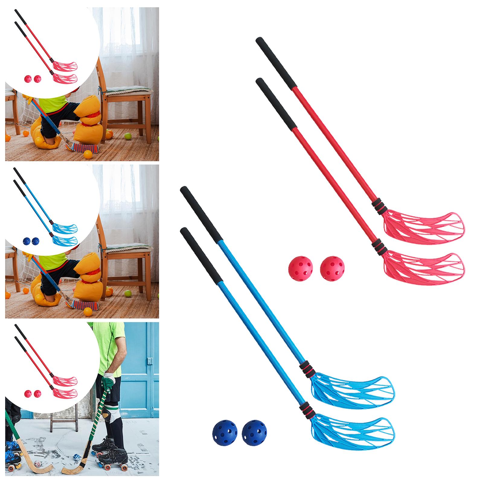 Conjunto Inicial de Hóquei par - Kids Outdoor Hockey Sticks avaliação e preço