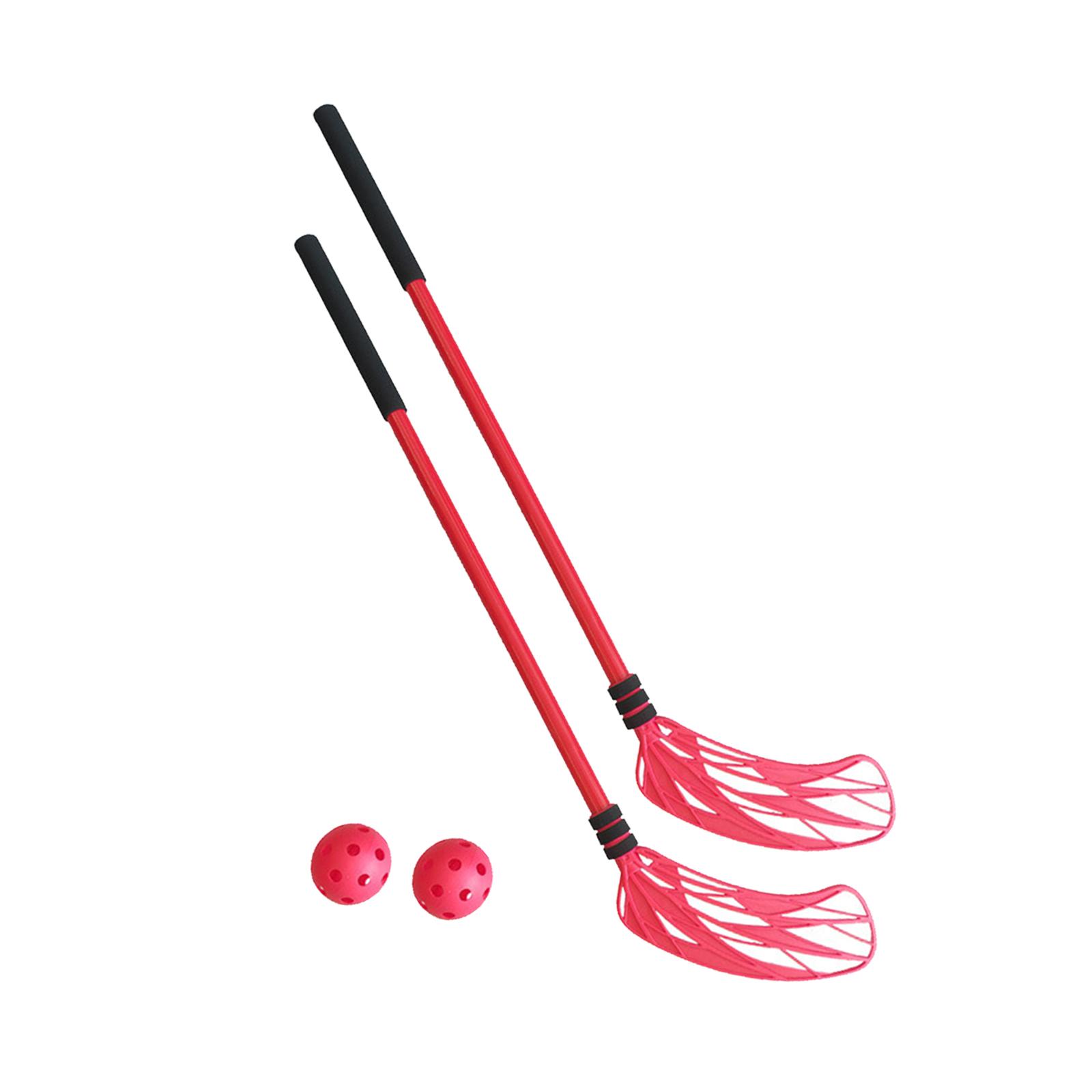 Conjunto Inicial de Hóquei par - Kids Outdoor Hockey Sticks avaliação e preço