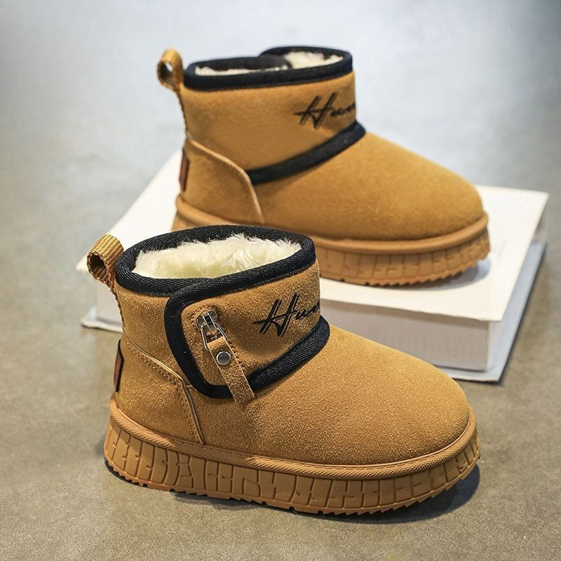 Meninos botas de neve de inver - Kids Outdoor Zipline avaliação e preço