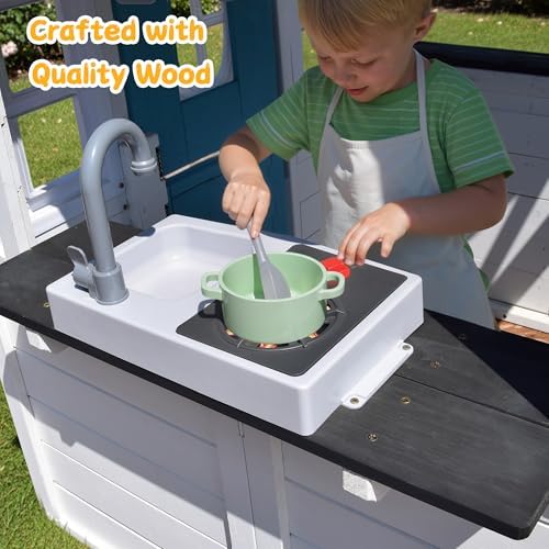 Casa de Brinquedo de Madeira p - Kids Outdoor Sink avaliação e preço