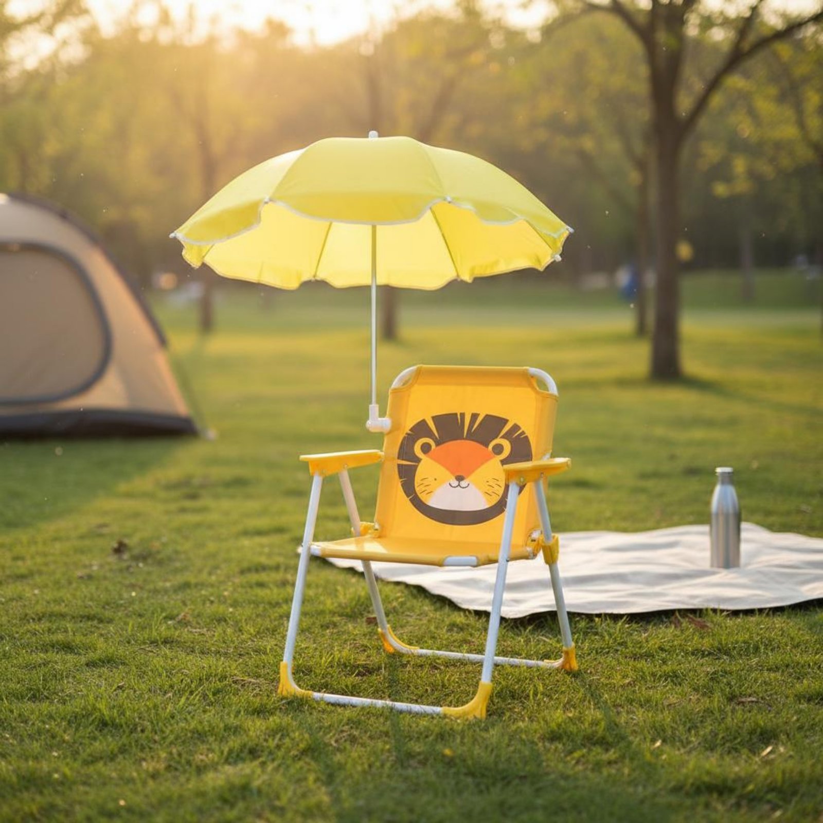 Cadeira Portátil Infantil com  - Kids Outdoor Umbrella Chair avaliação e preço