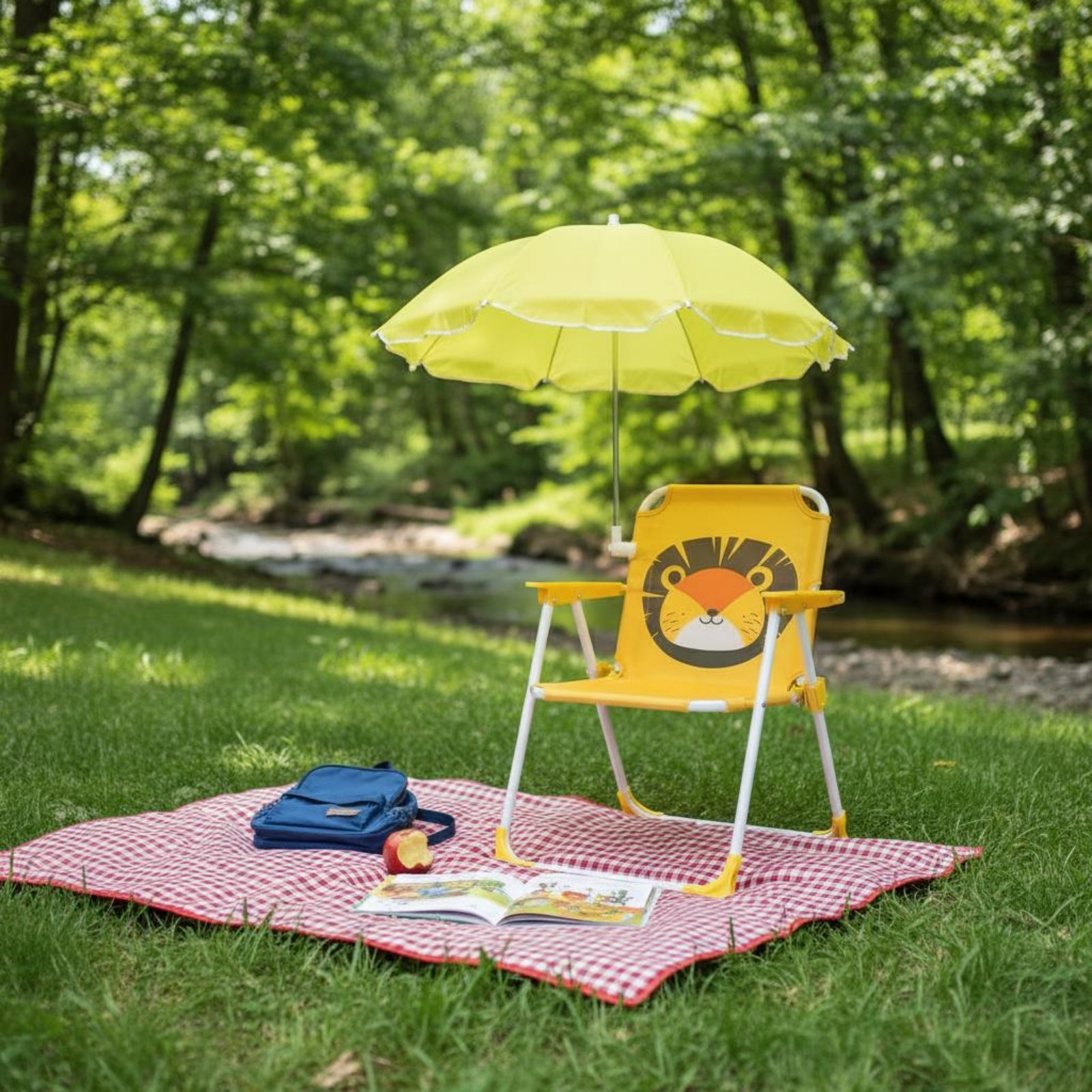 Cadeira Portátil Infantil com  - Kids Outdoor Umbrella Chair avaliação e preço