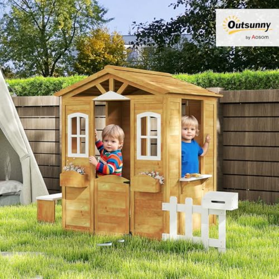 Casa de brincar ao ar livre pa - Kids Outdoor Nature Play avaliação e preço