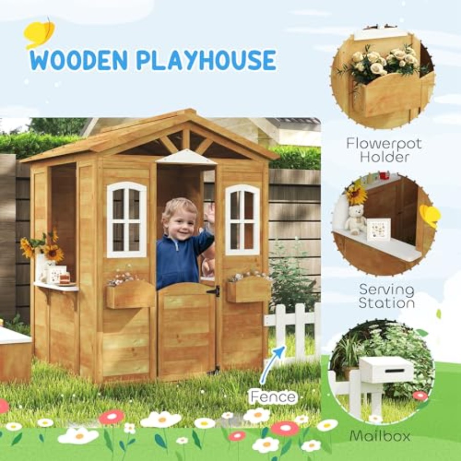 Casa de brincar ao ar livre pa - Kids Outdoor Nature Play avaliação e preço